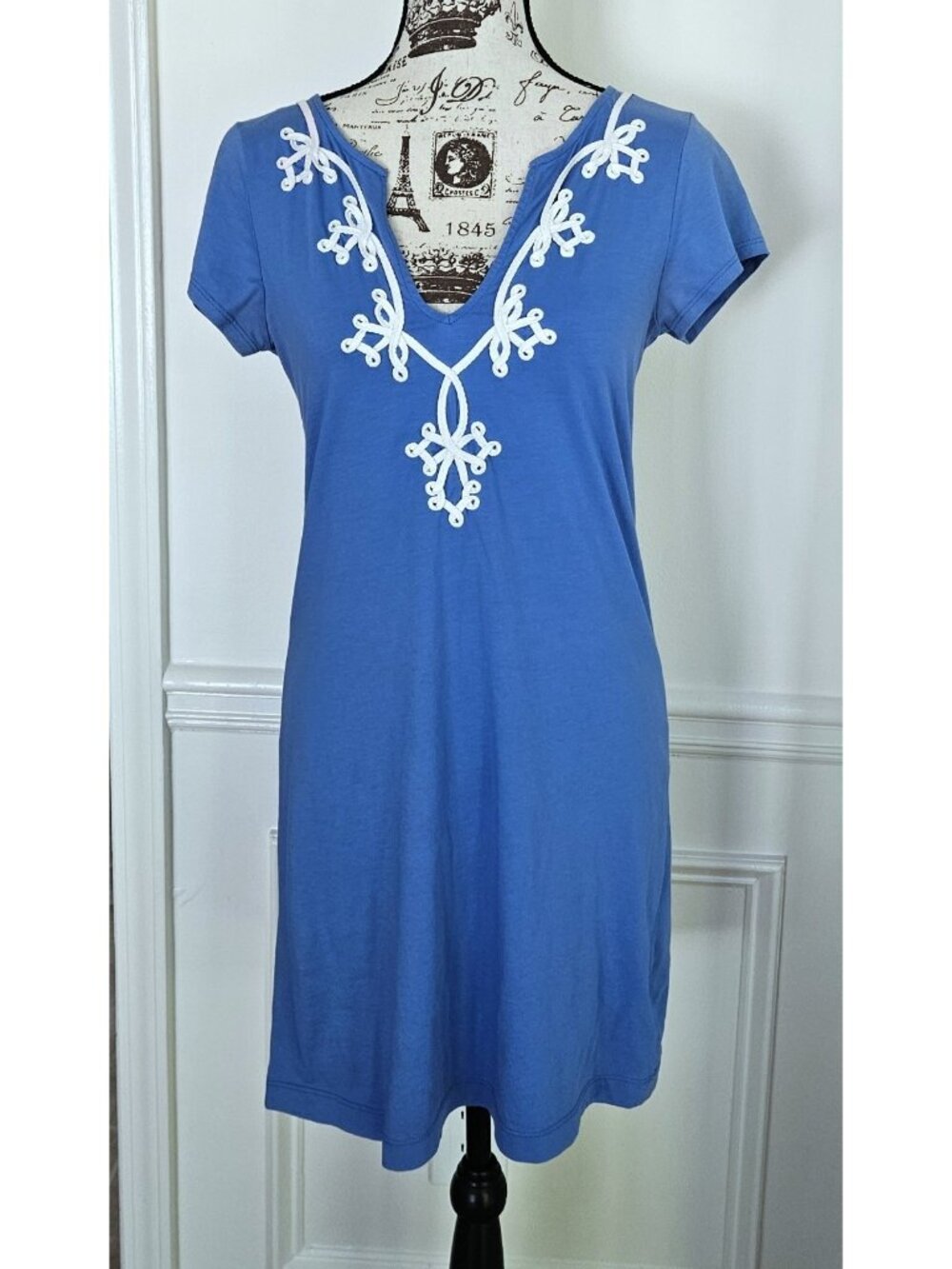 Lilly Pulitzer M Brewster Knit Dress Blue Haven